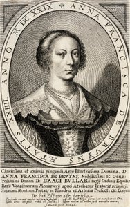 Anna Francisca de Bruyns by Frederick Bouttats I